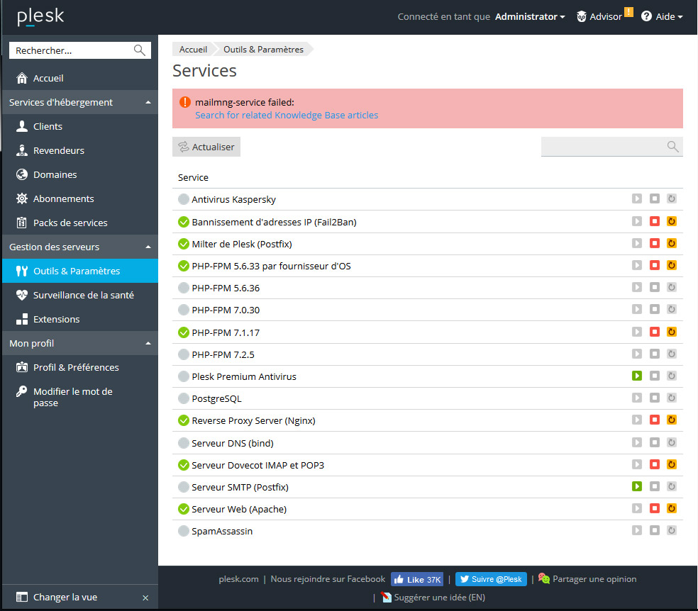 Plesk Obsidian 18.0.55